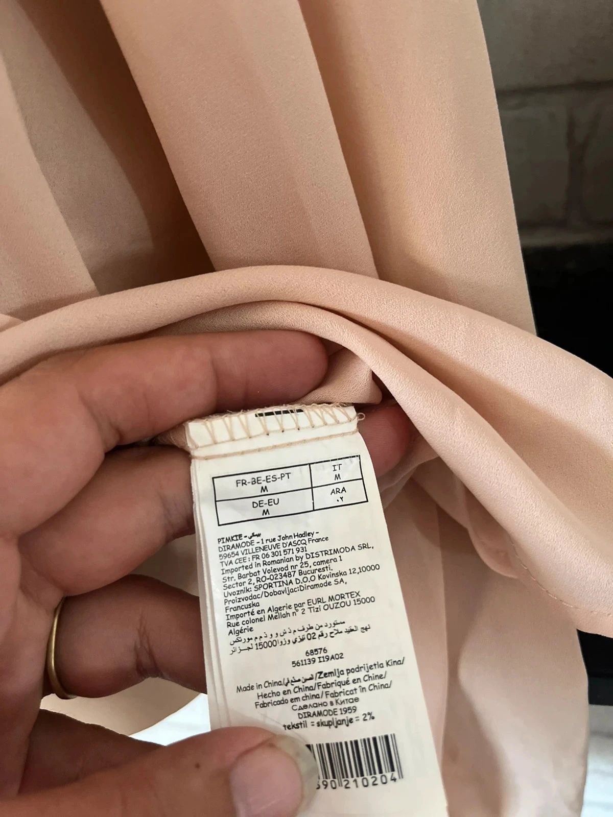 Vrouwelijke vloeiende blouse met ritskraag – Pimkie – Maat 38 – photo 4